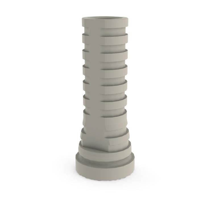Transepithelial Temporary Abutment Engaging PEEK 0835