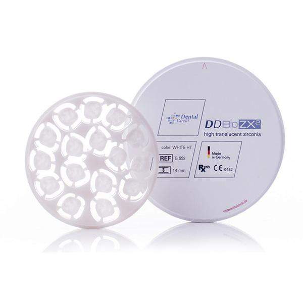 DD Bio ZX² High Translucency Shaded Color Disc A2 20mm